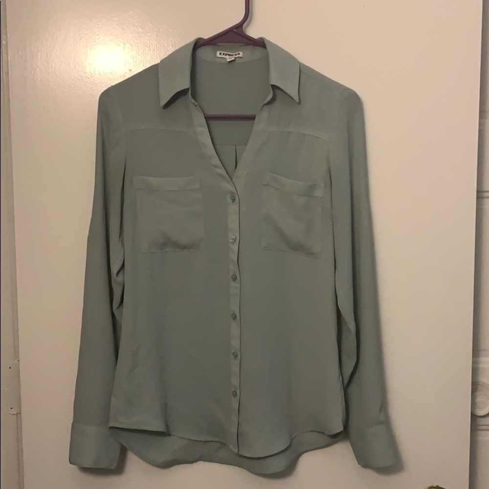 Turquoise Work shirt